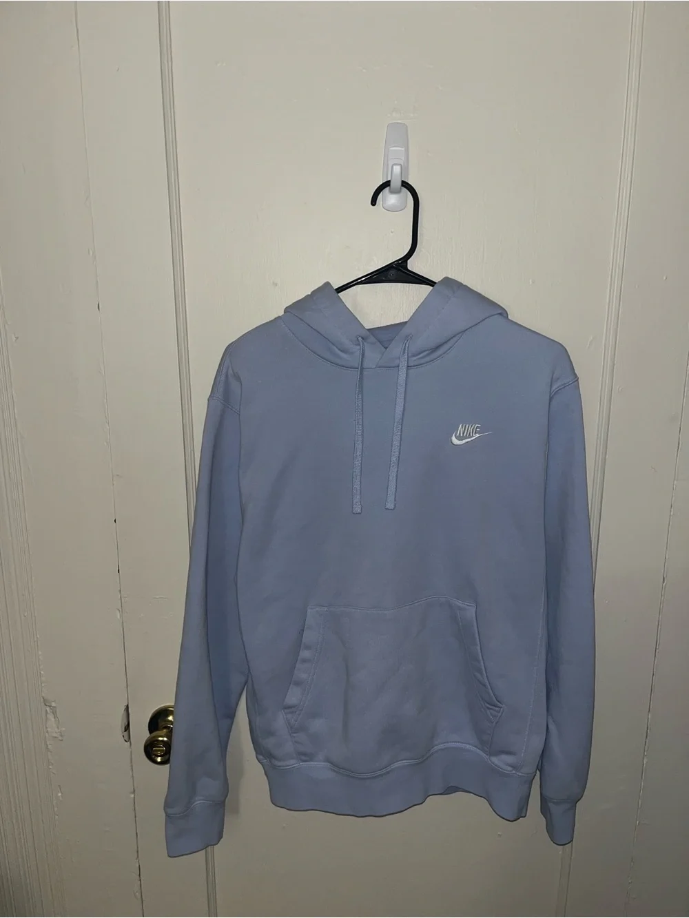 Nike Club Fleece Pullover Hoodie (Light Blue)